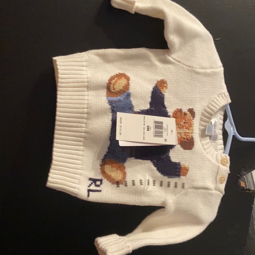 Baby boy Polo knit sweater.